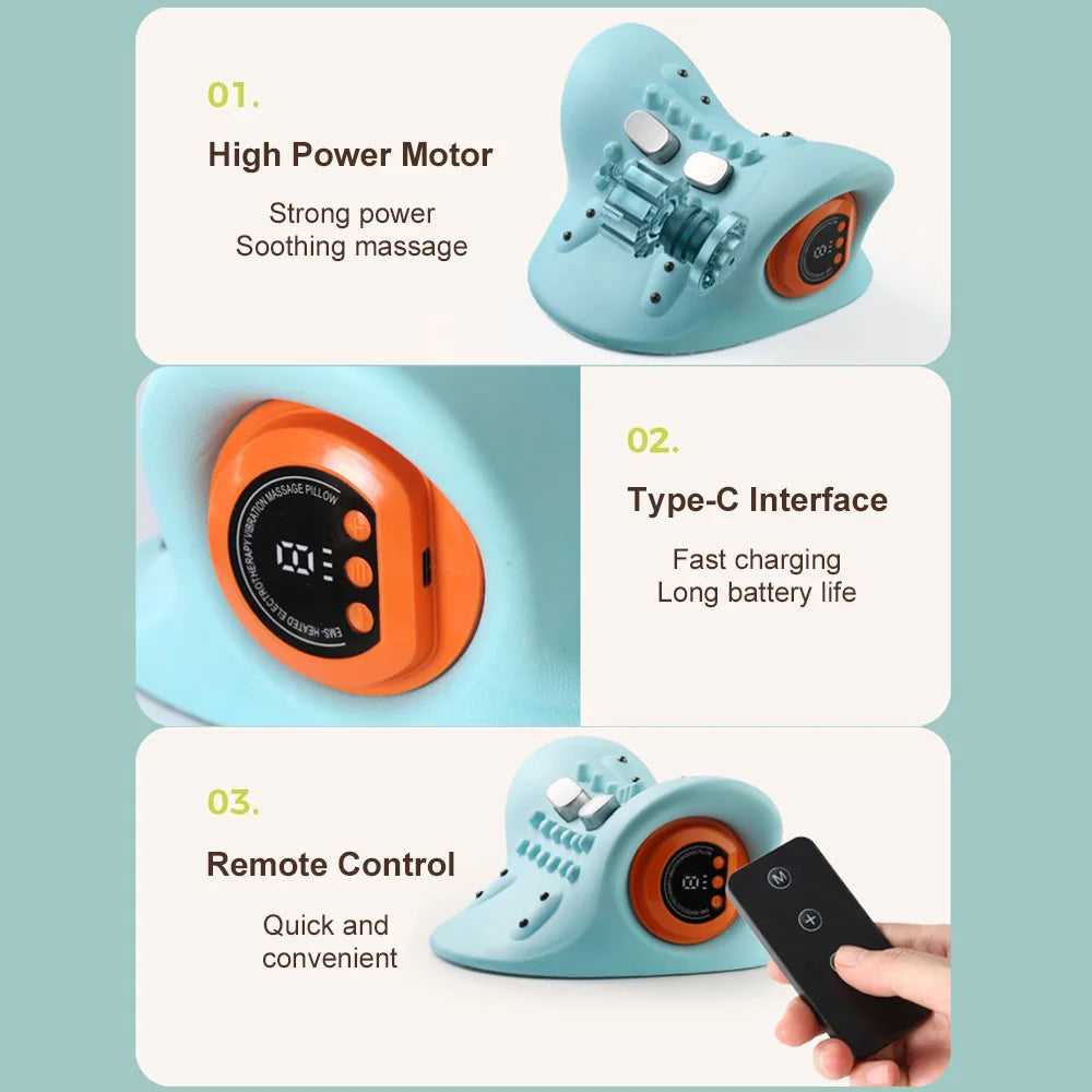 Electric Neck Stretcher EMS Pulse Cervical Traction Machine