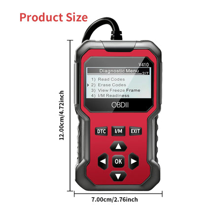 Car Obd2 Scanner Diagnostic Tool Code Reader Engine