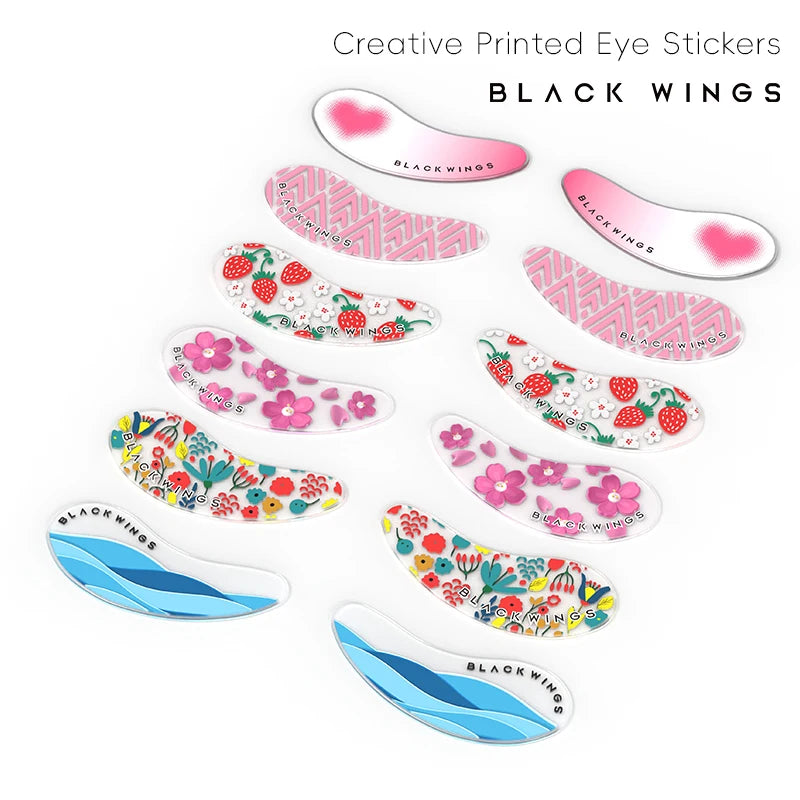 1 Pair Reusable Silicone Eyelash Pad Lash Extension Patches U-Shaped Design
