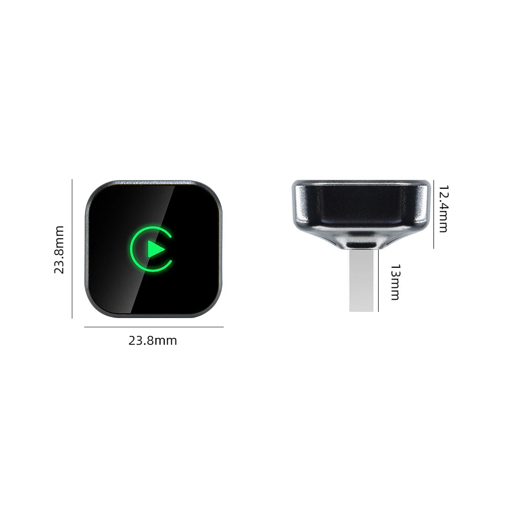 2in1 Wired To Wireless CarPlay Adapter Android Auto Dongle
