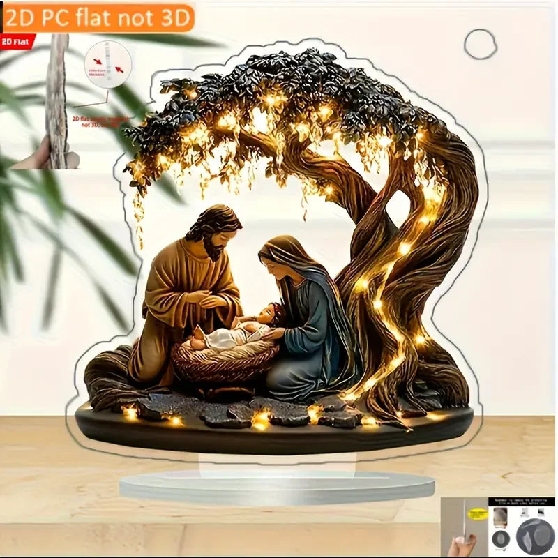 Nativity Scene Desktop Decoration - Decoration