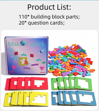 3D Puzzle Two-person Interactive Desktop Game