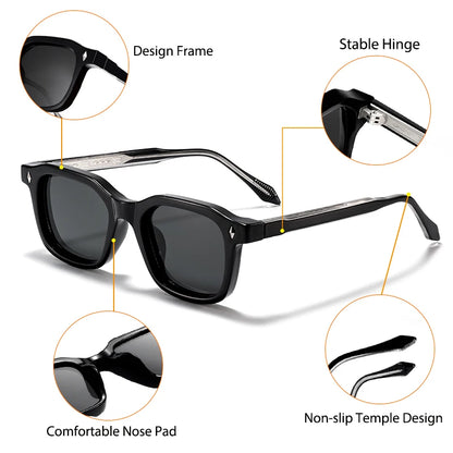 CATERSIDE Fashion Simple Men Sunglasses High Quality