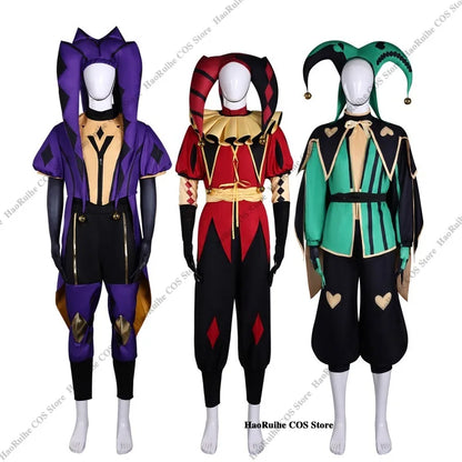 Hot The Freak Circus Pierrot Jester Harlequin Cosplay