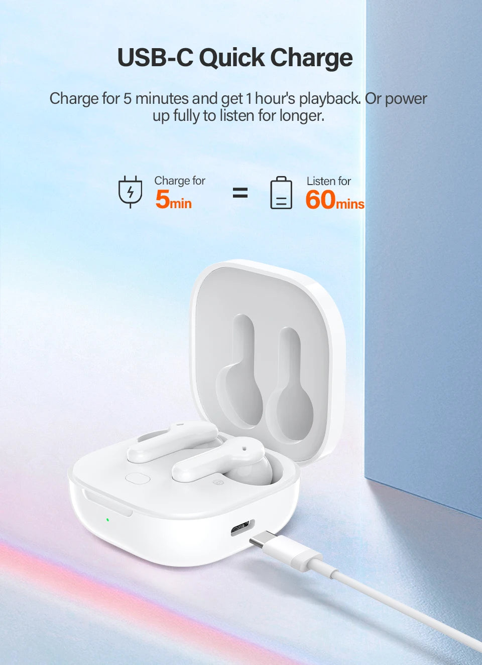 QCY T13 Wireless Smart Headphone BT5.1 TWS Earphone