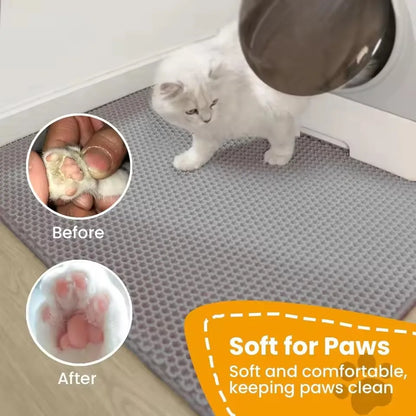 Cat Litter Mat Waterproof Double Layer Pet Litter