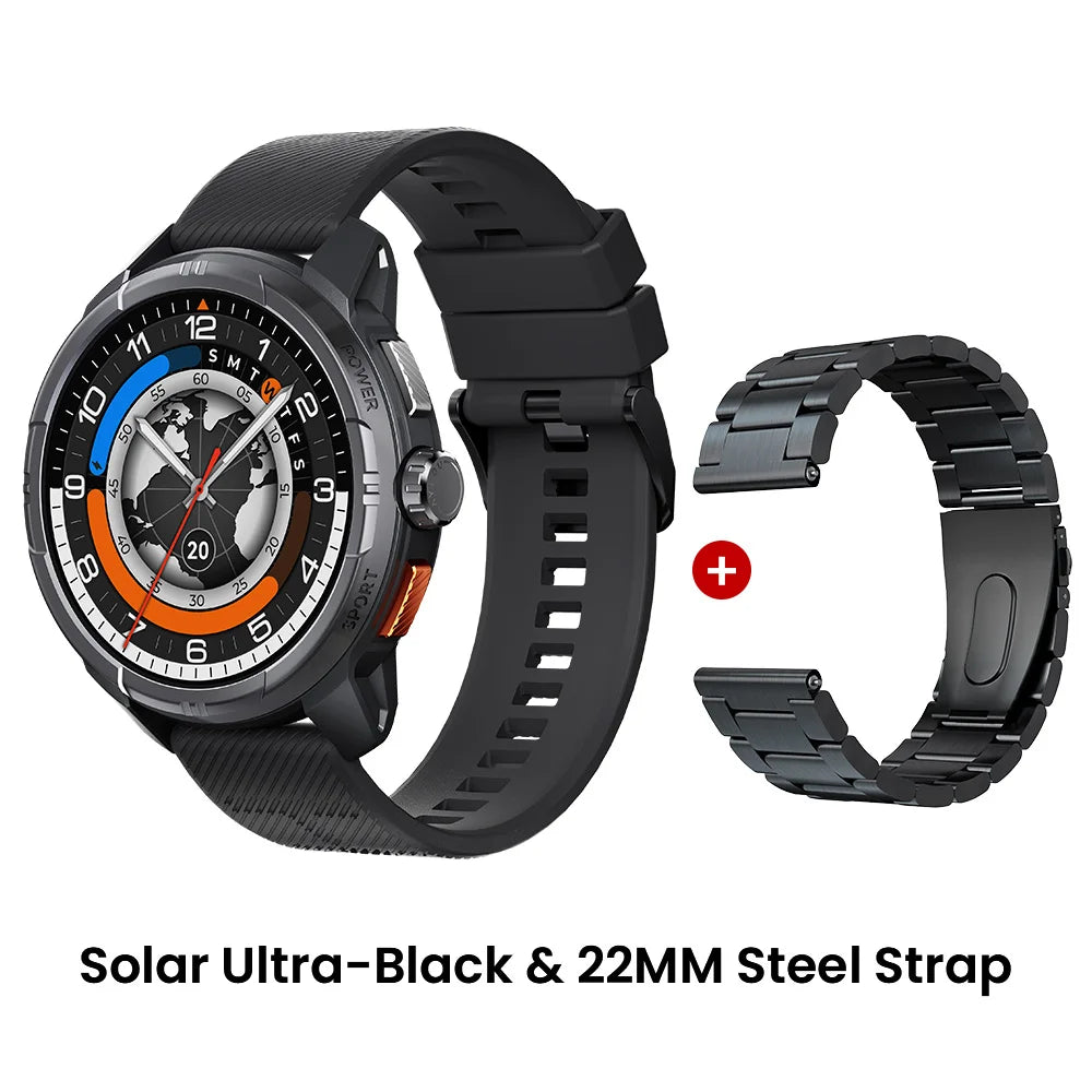 HAYLOU Solar Ultra GPS Smartwatch 1.6” AMOLED Display