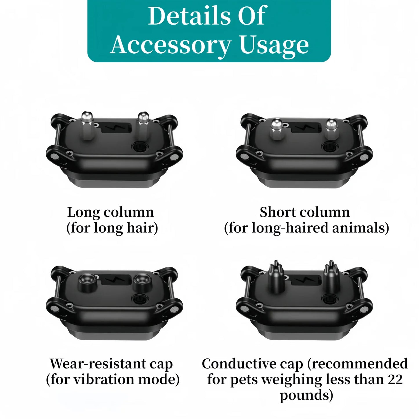 800m Digital Dog Training Collar Shock Vibration Sound