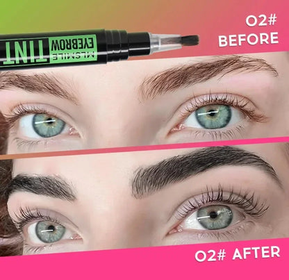 Liquid Eyebrow Dye Tint Brush Pencil Rotating Long Lasting