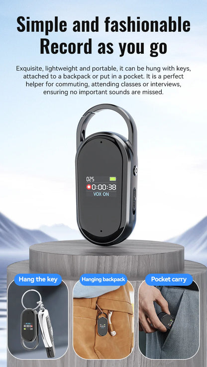 AI Voice Recorder Dictaphone with Real-Time Transcription