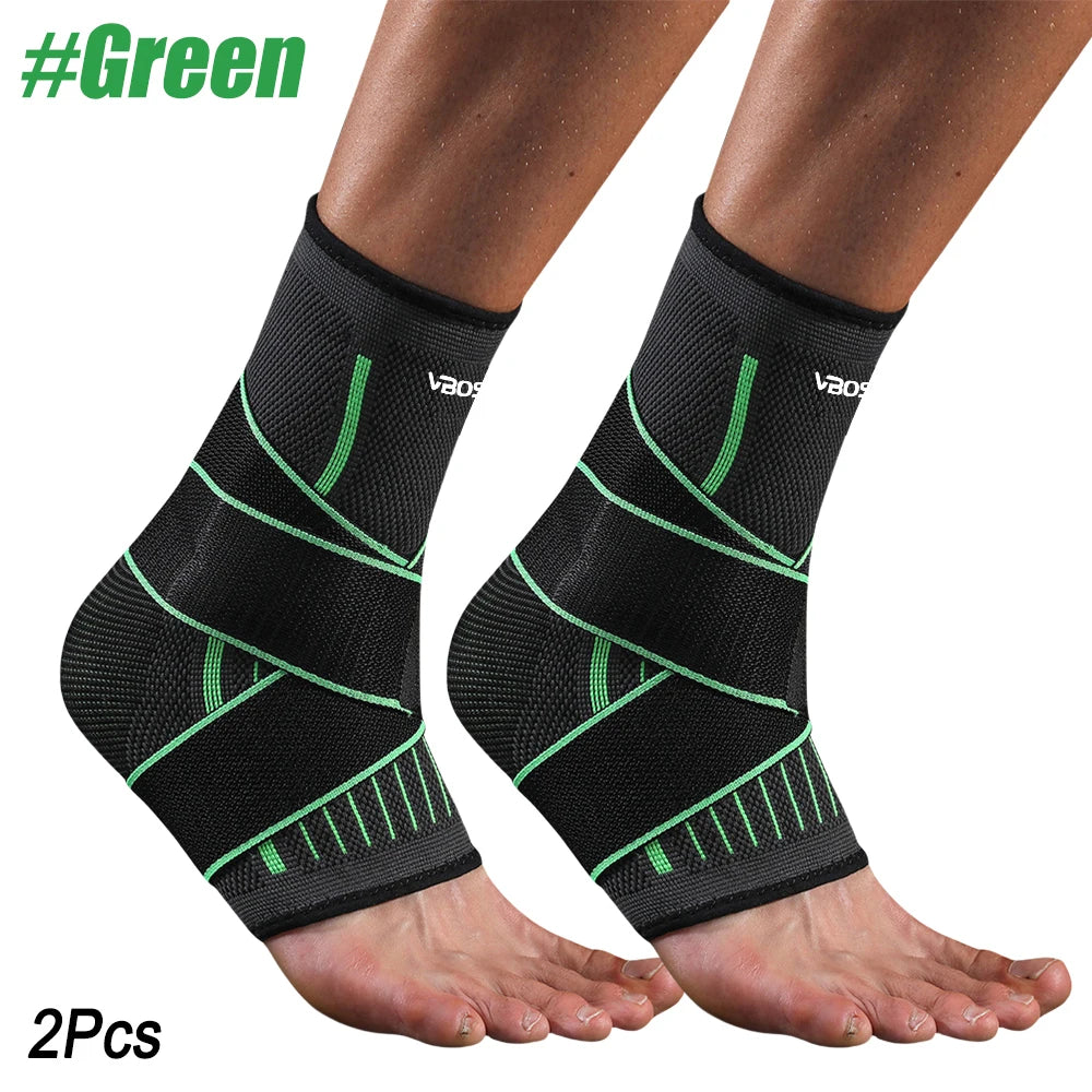 Adjustable Elastic Ankle Brace Compression Foot Support