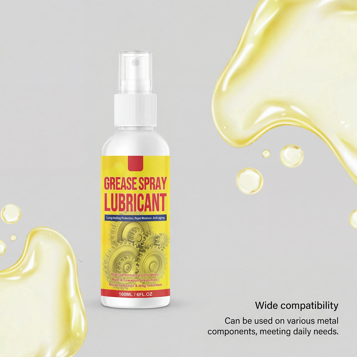 Liquid Grease Spray Long Lasting Protection from Rust and Corrosion