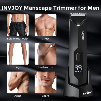 Body Hair Trimmer for Men Hair Trimmer with LED Light