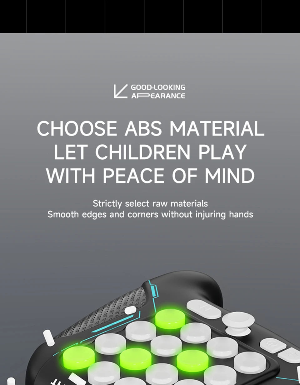 Electronic Pop Light Up Game Handle Toys for Children