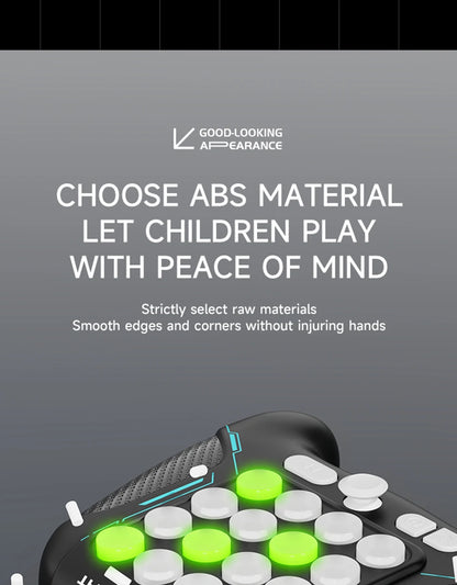 Electronic Pop Light Up Game Handle Toys for Children
