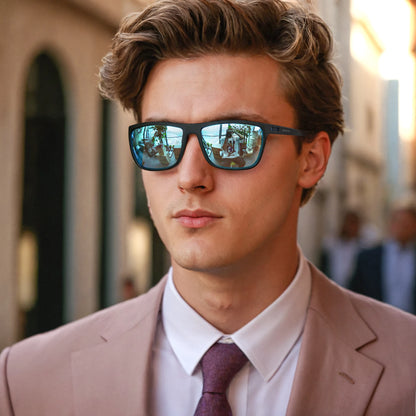 Polarized Sunglasses for Men Shades Lightweight TR90 Frame