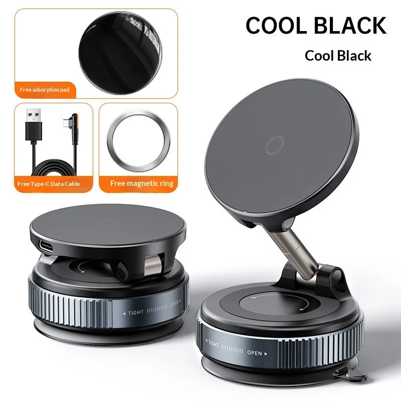 Cross-Border Wireless Charging Vacuum Car Phone Holder