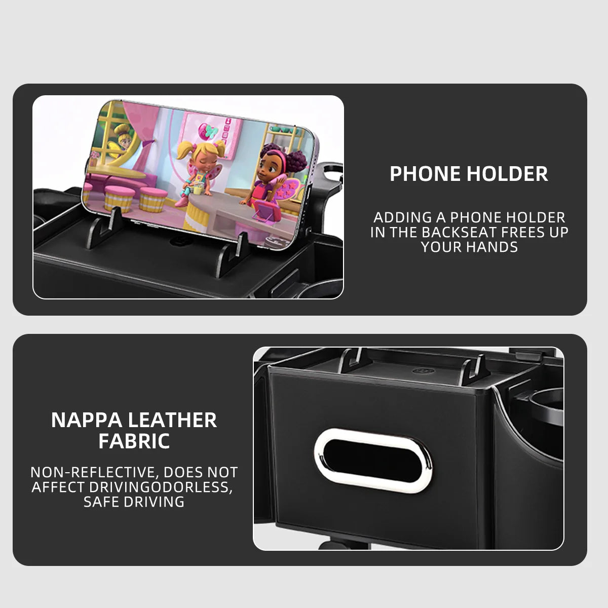 Car Seat Back Storage Box Multi-Functional Vehicle Mounted