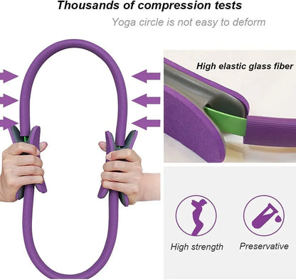 Yoga Pilates Ring Non-slip Sports Resistance Ring Fitness