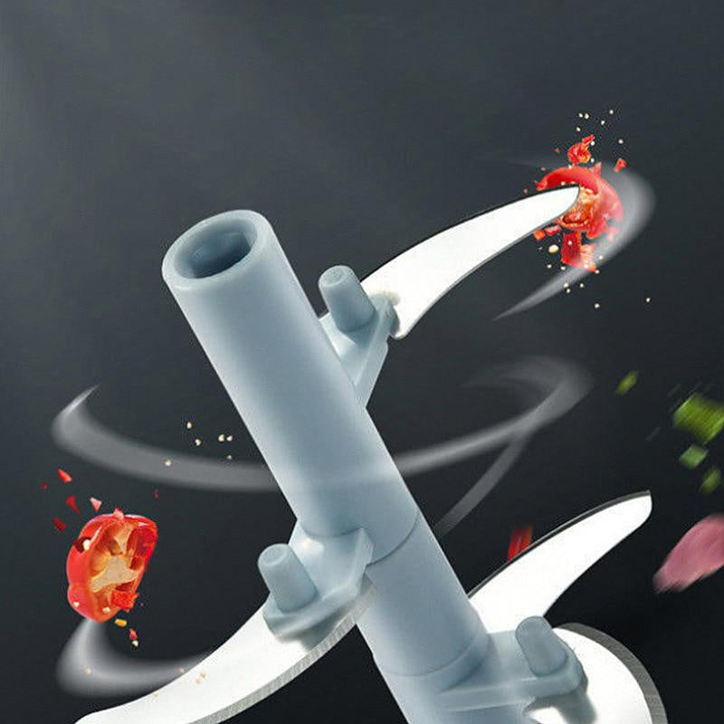 Manual Meat Mincer Garlic Chopper Rotate Garlic Press
