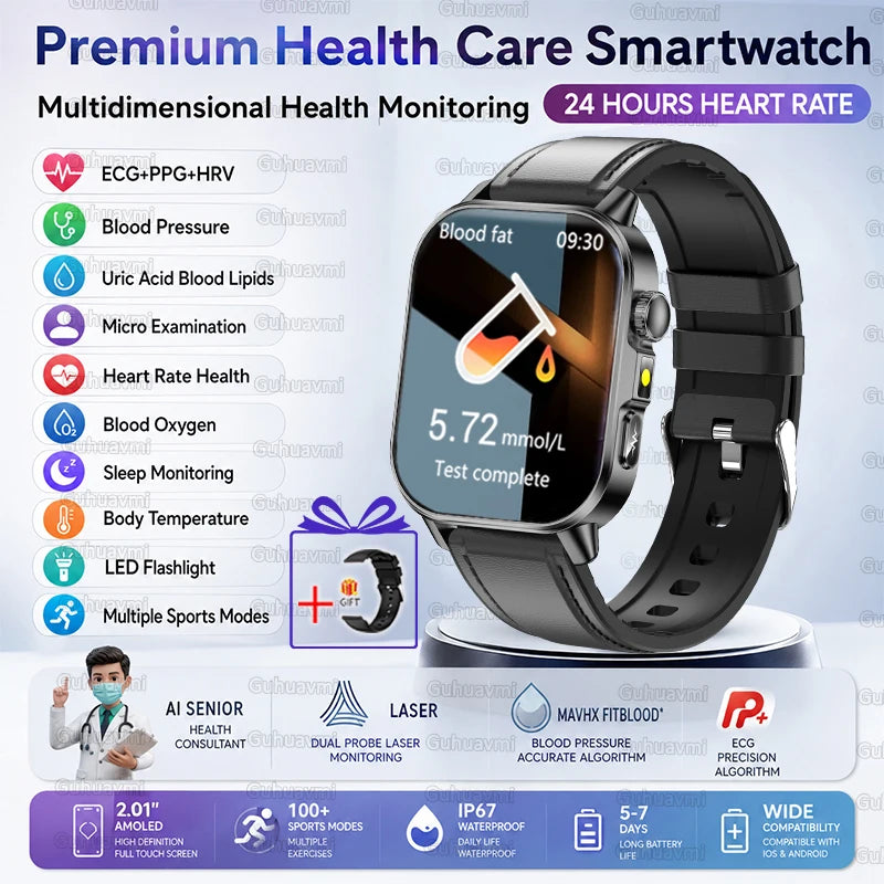 New ECG+PPG Smart Healthy Diagnosis Surveillance For Men