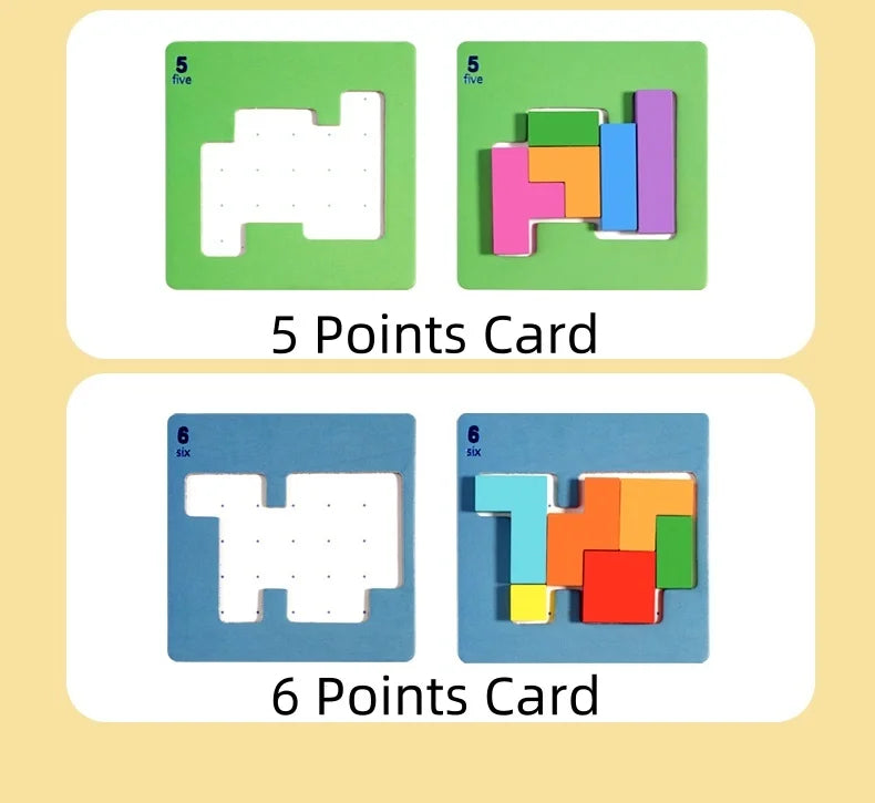 3D Puzzle Two-person Interactive Desktop Game
