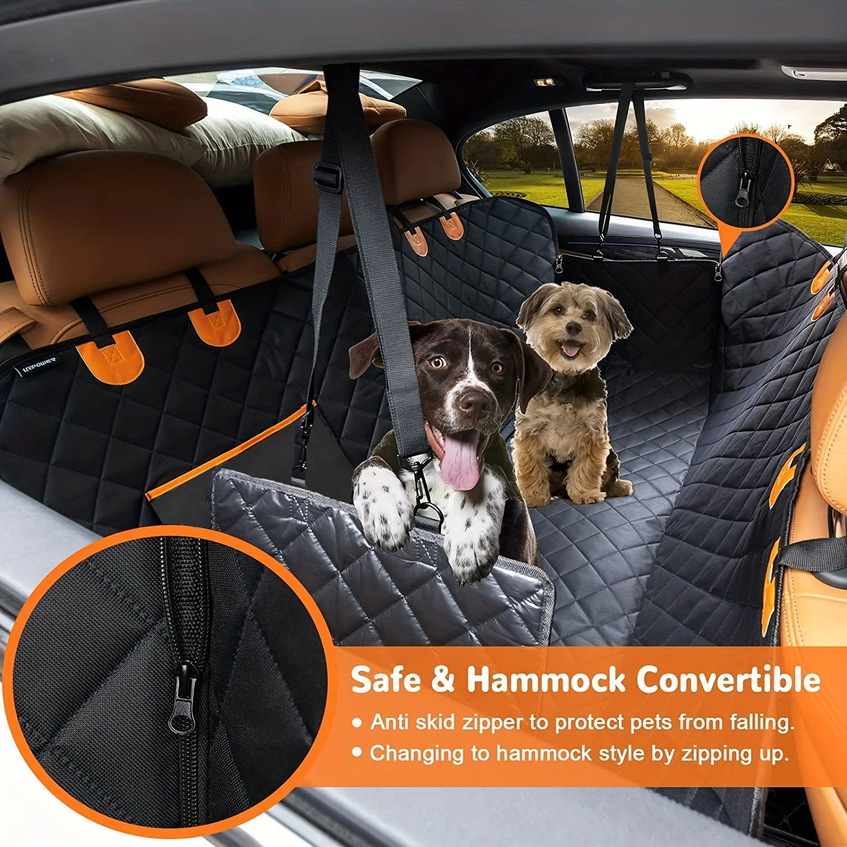 Dog Car Seat Cover for Pets Seat Cover Hammock