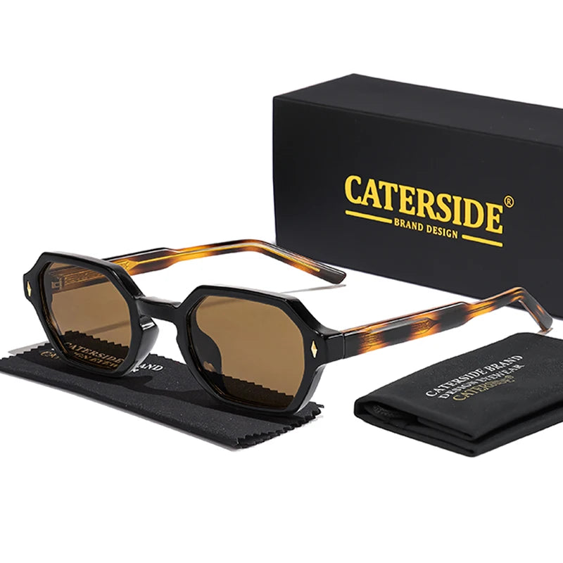 Punk Polygonal Men Sunglasses Personalized Design Square