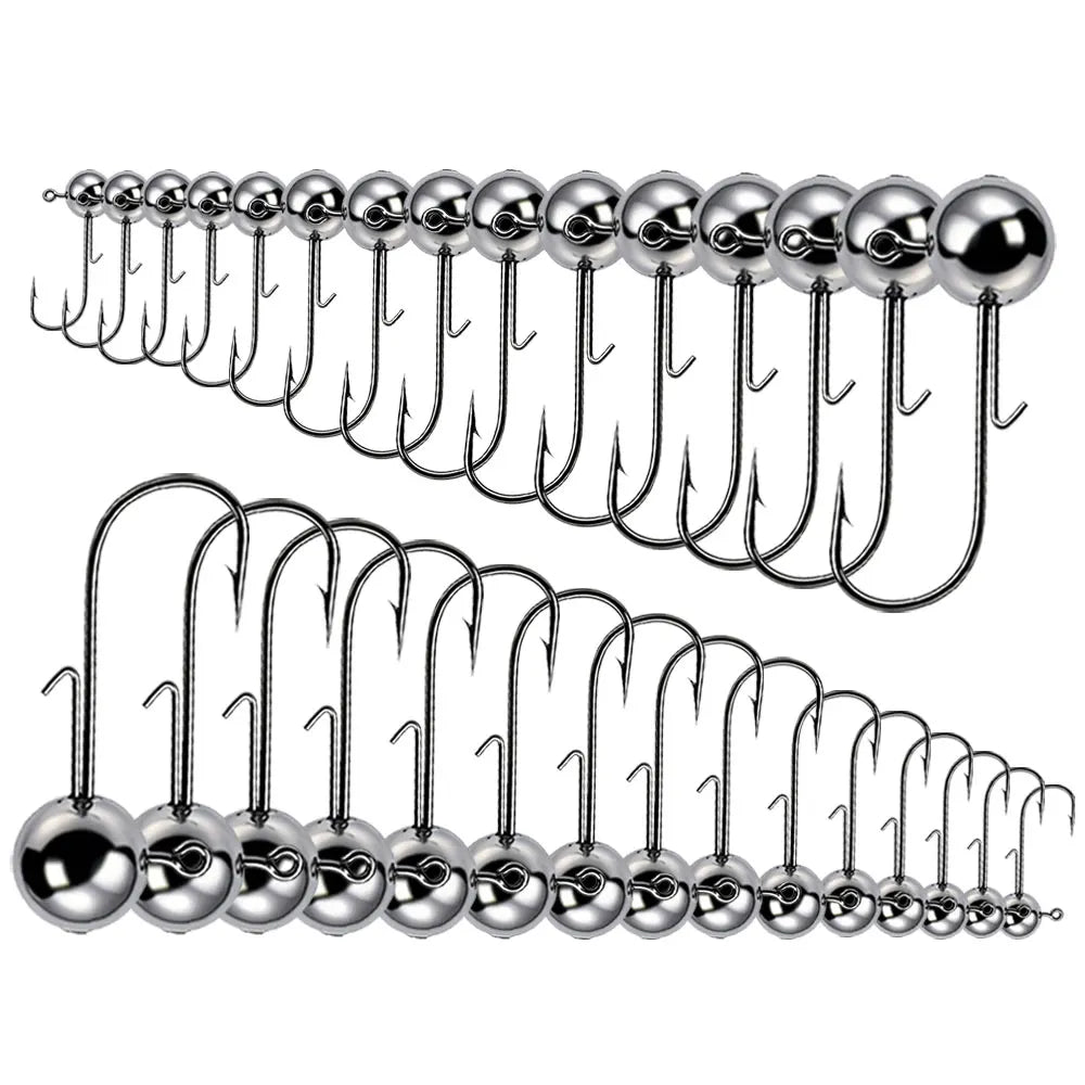 Jig fishing hooks with auxiliary hook,