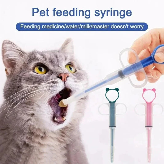 Pet Medicine Feeder Dispenser Cat Tablet Syringe Feeder