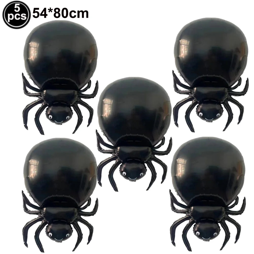 Large Halloween Standing Foil Balloons Haunted House Castle