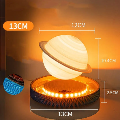 Magnetic Levitating Bulb Saturn Moon Lamp Levitating  Table Lamp
