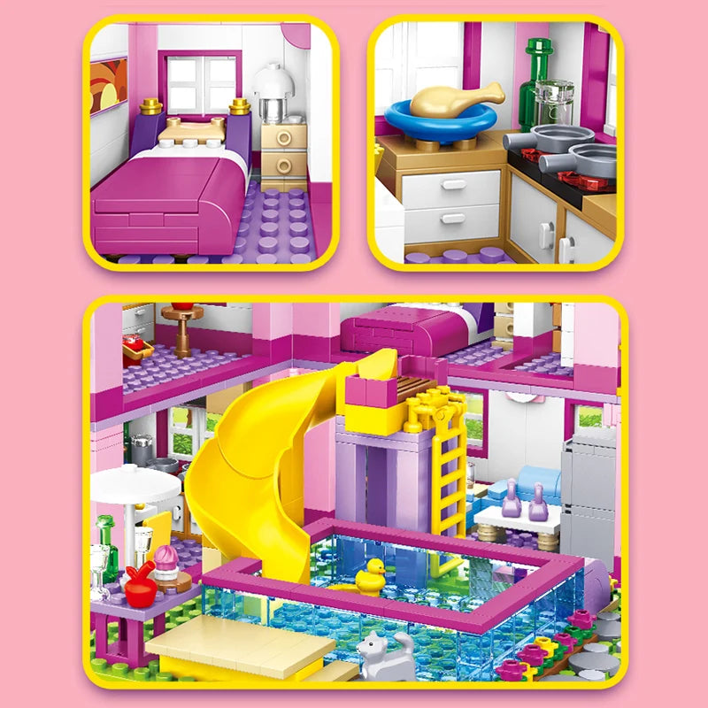 Friends City Series House Summer Holiday Villa Castle