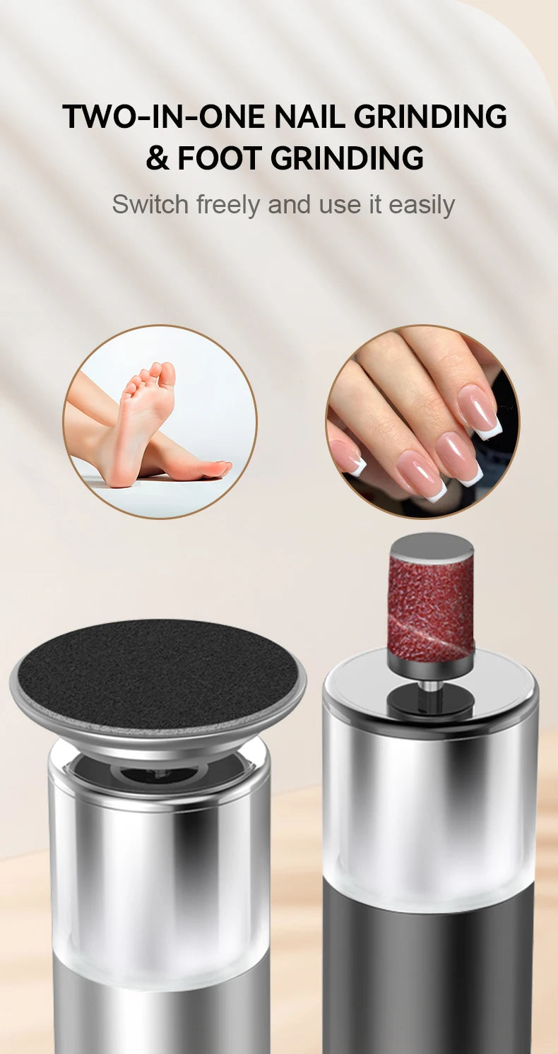 Gold 2-in-1 Electric Foot Callus Remover Foot Care