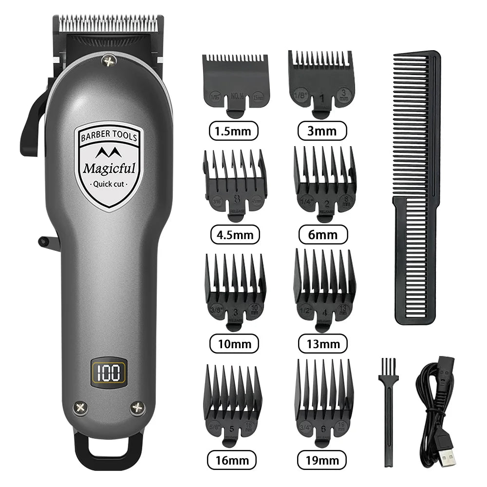Hair Clipper Hair Trimmer For Men Rechargeable Trimmer