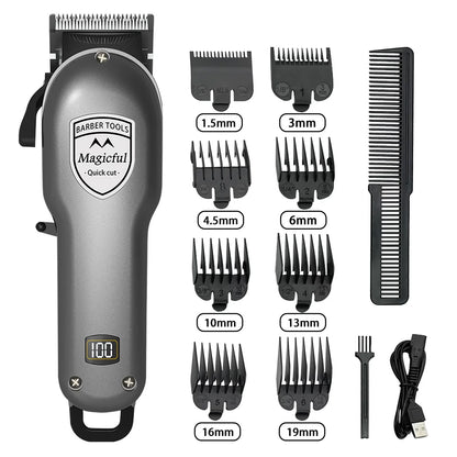 Hair Clipper Hair Trimmer For Men Rechargeable Trimmer