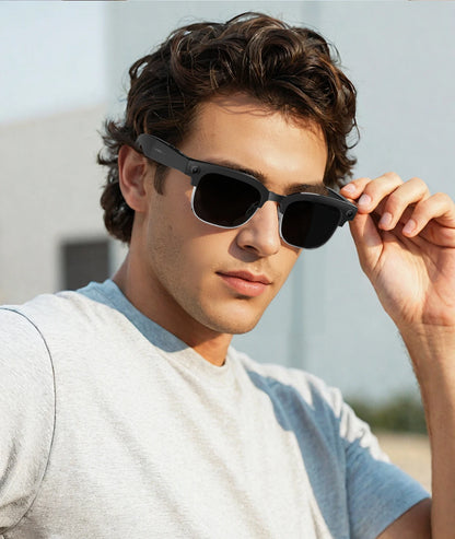 800W Pixel Camera Smart Glasses Men Video Recording AI Photo