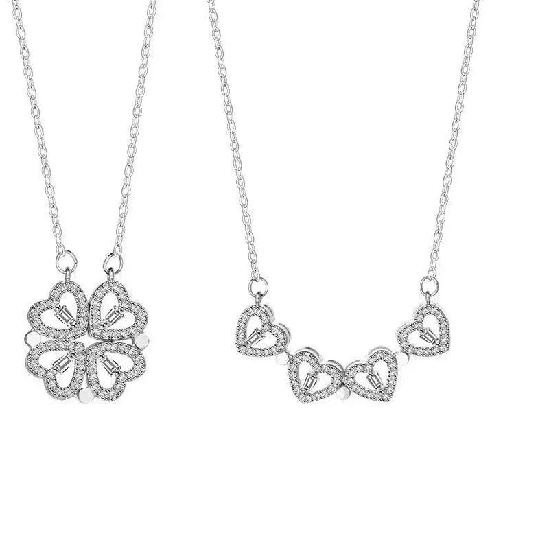 New To My Daughter Four Leaf Clover Necklace
