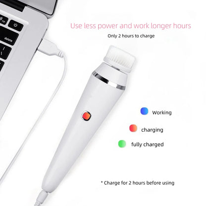 4 in 1 Electric Facial Cleansing Brush Sonic Skin Care