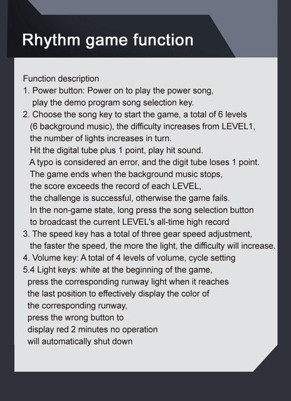 Decompress game consoles Defusing music exercise