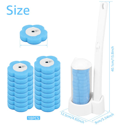 Toilet Brush With Disposable Replacement Head