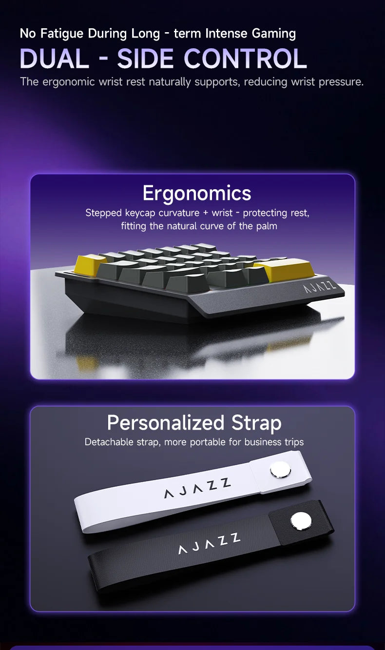 Wired One-Handed Gaming Keyboard HE Magnetic Switch