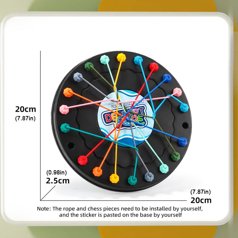 New Rope Breaking Battle Challenge Puzzle Toy Knot Toy