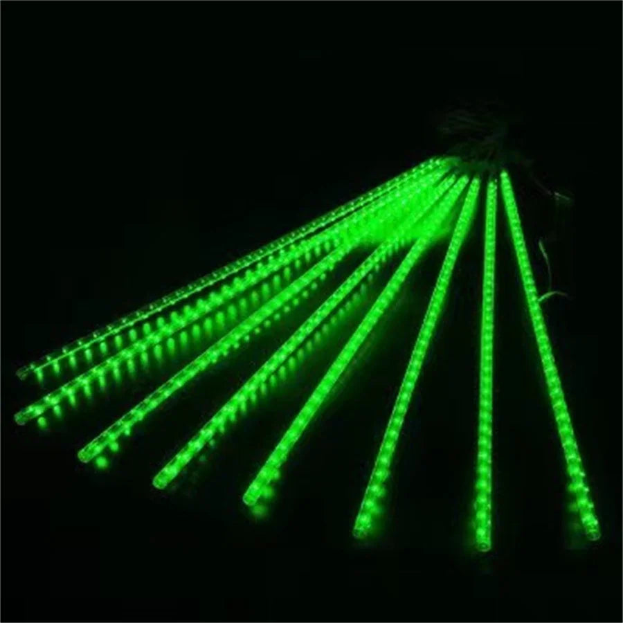 Outdoor LED Meteor Shower Lights Falling Rain Drop