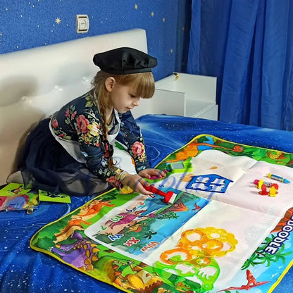 Magic Water Drawing Mat Coloring Doodle Mat