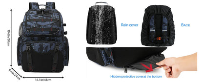 Fishing Backpack 45L Cooler Fishing Tackle Storage Bag