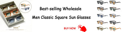 HBK New Fashion Sunglasses men Vintage Square