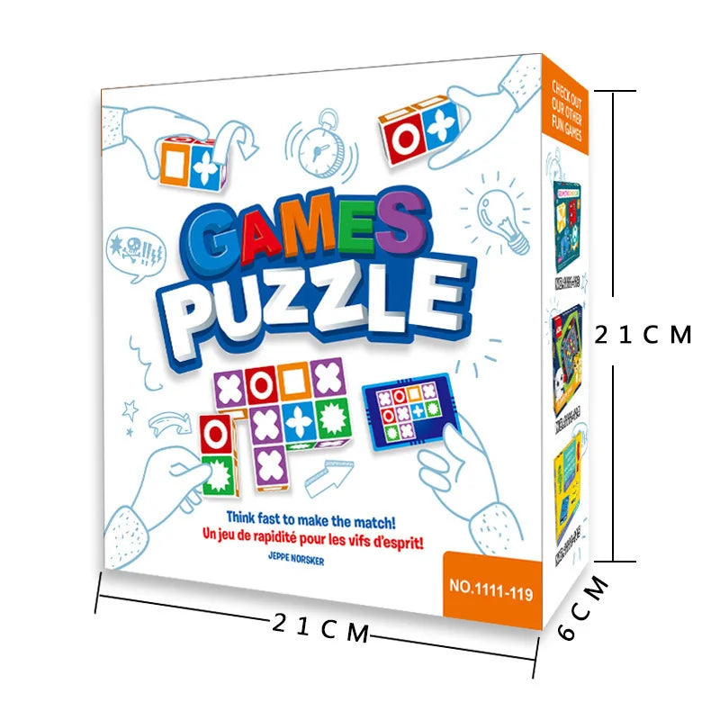 Kids Space Logical Thinking Board Game Matching Puzzle