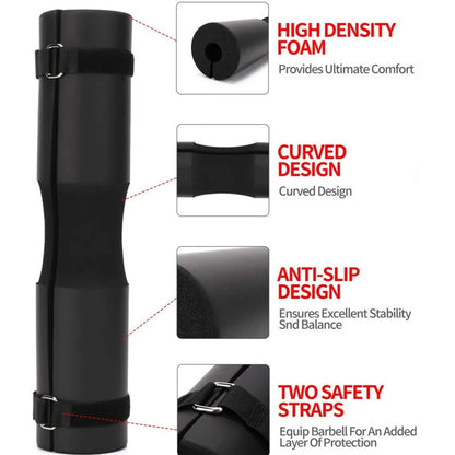 Barbell Pad for Hip Thrust Squat,Non‑Slip Thick Foam