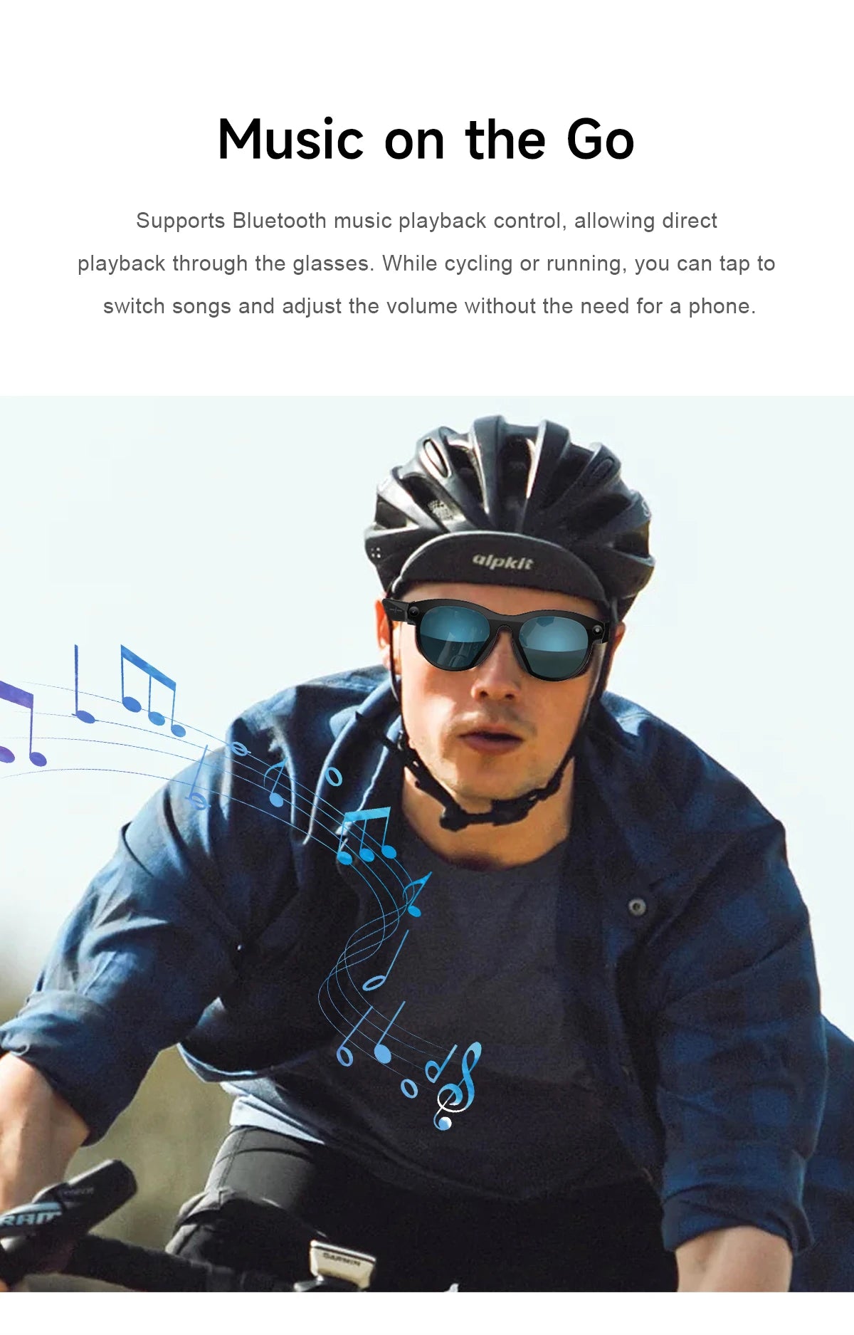 AI Smart Glasses New Interaction With Camera Photo